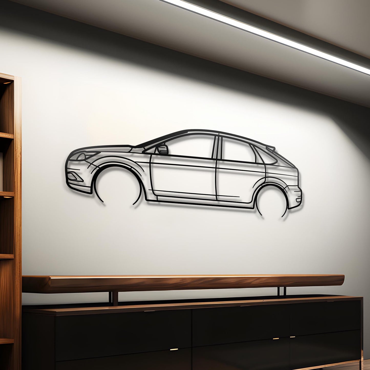 2008 Focus Metal Silhouette