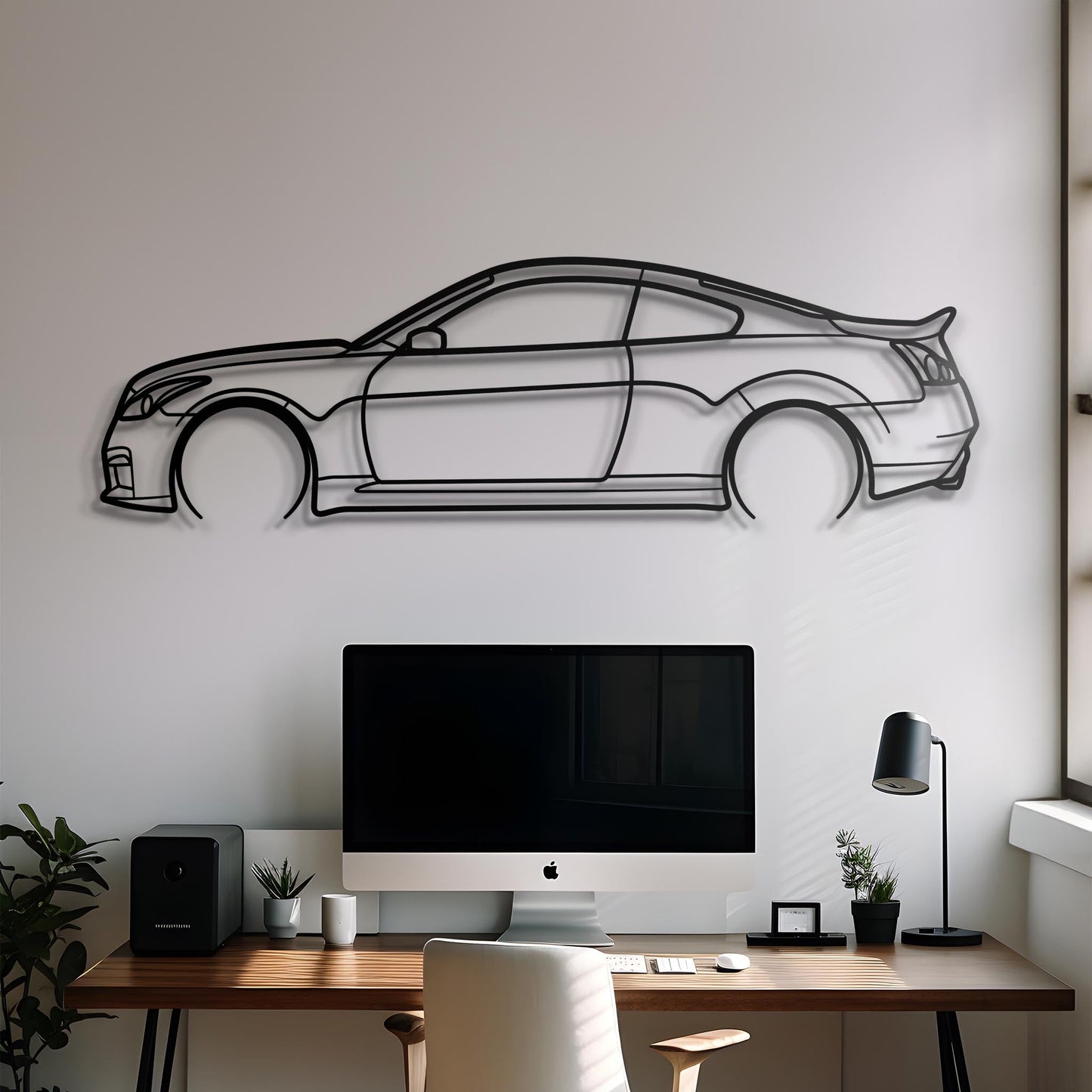 2008 G37S Metal Silhouette