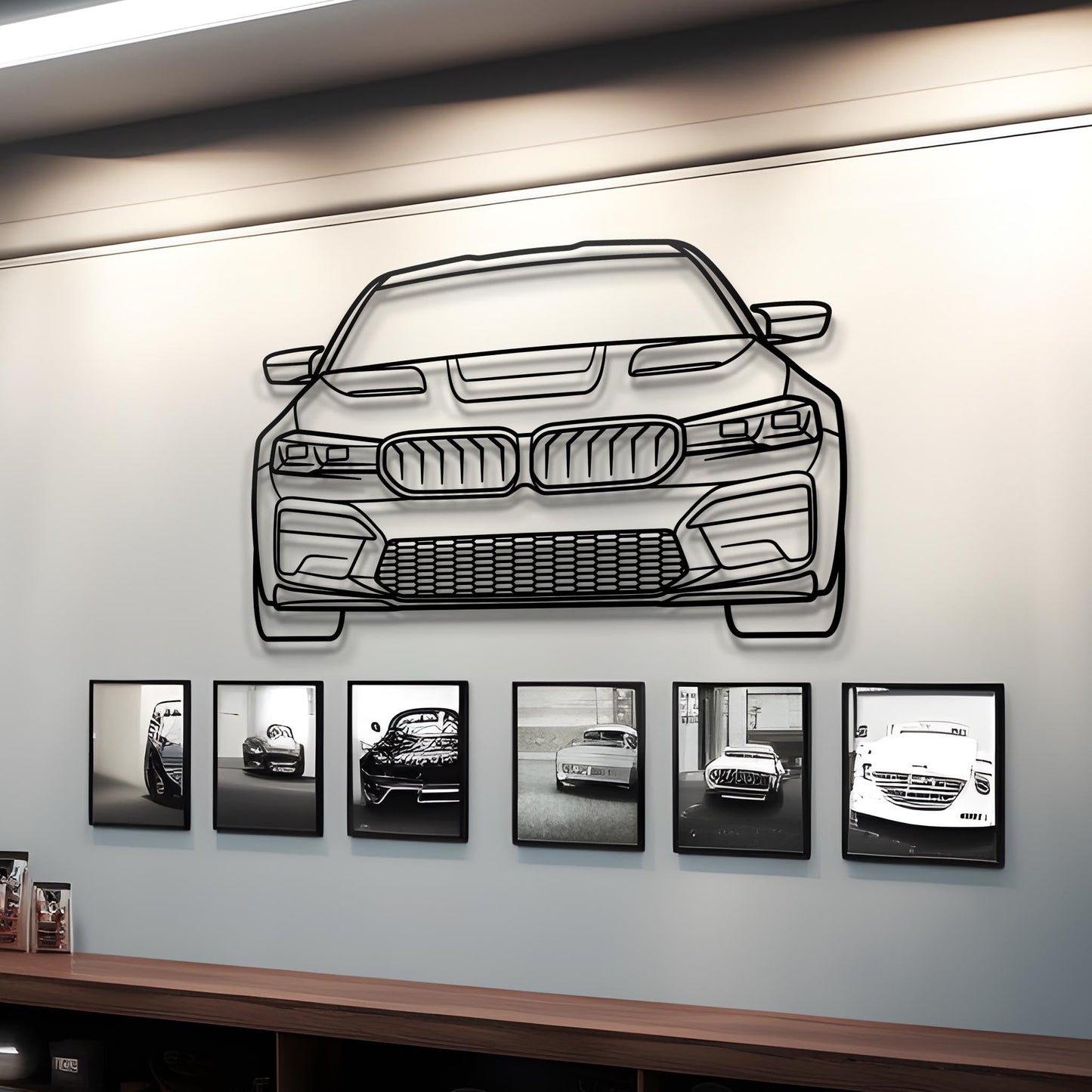 2021 M5 CS Front Metal Silhouette