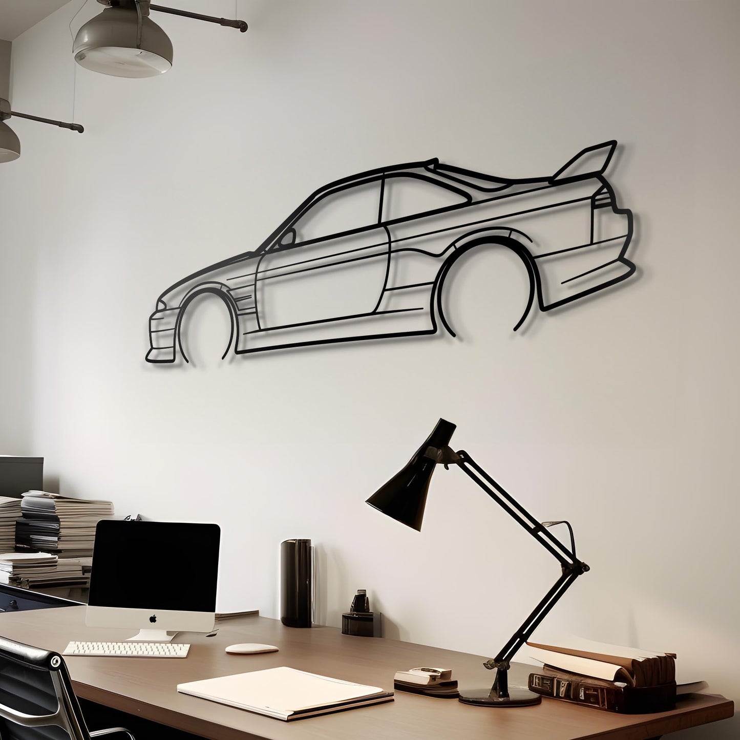 1998 Silvia S14 200SX Metal Silhouette