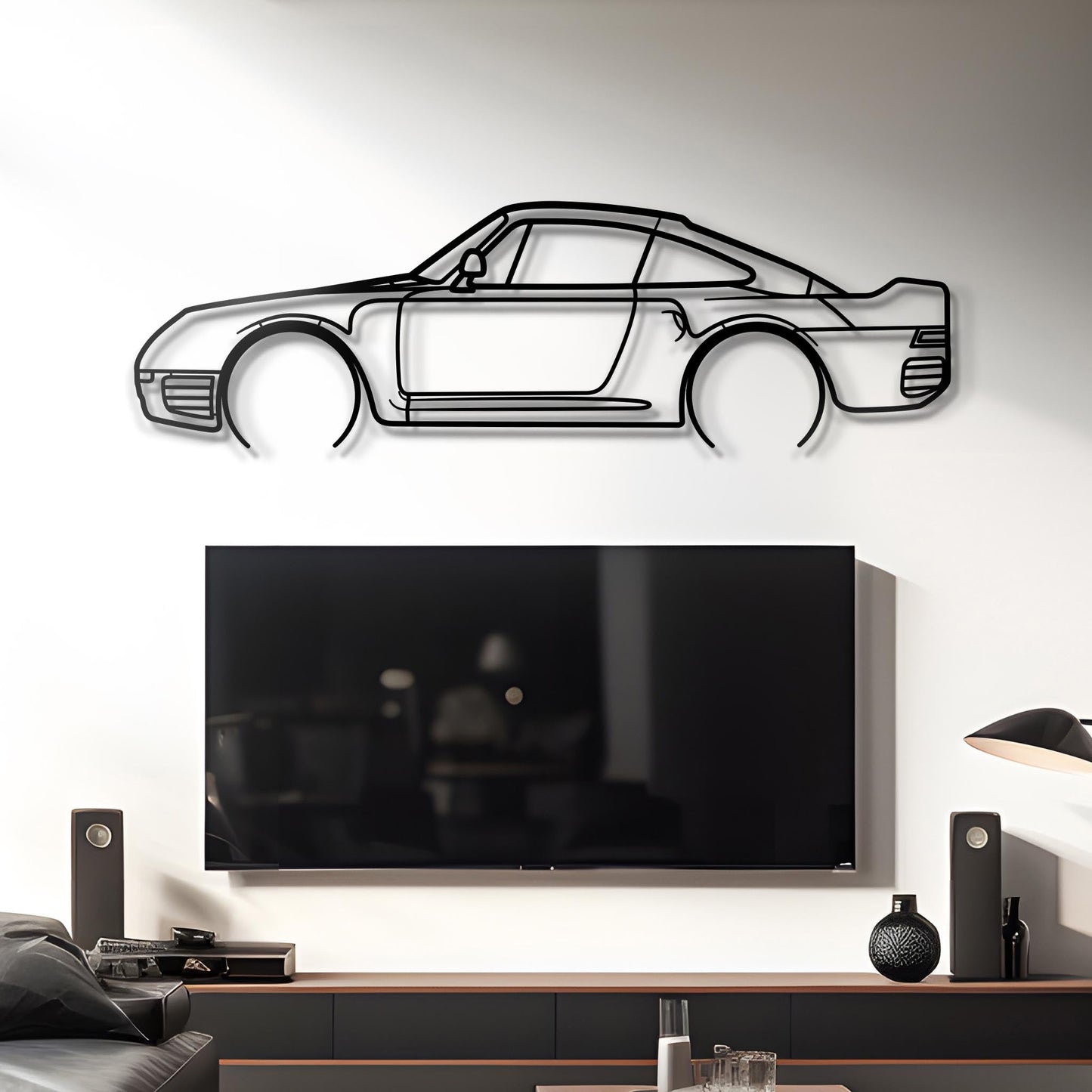 1993 911 959 Metal Silhouette