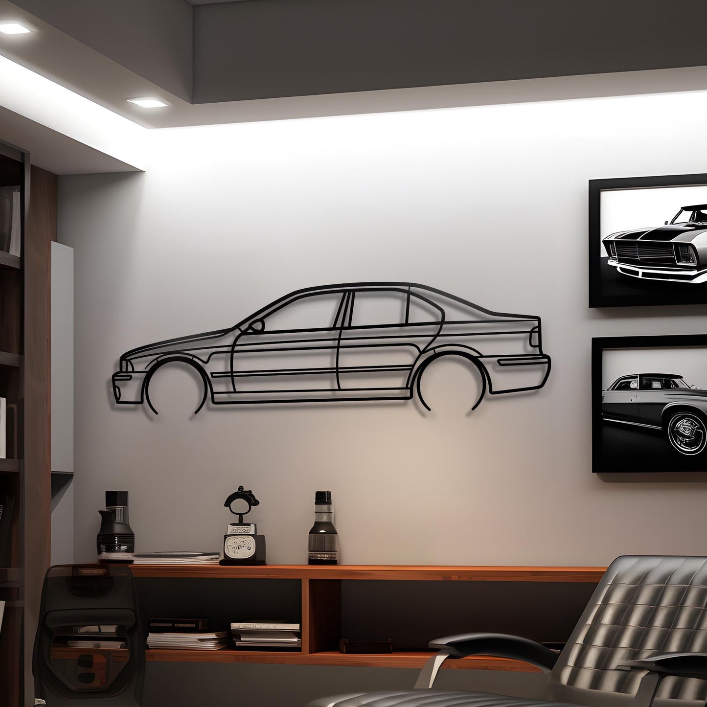 2003 E39 M5 Metal Silhouette