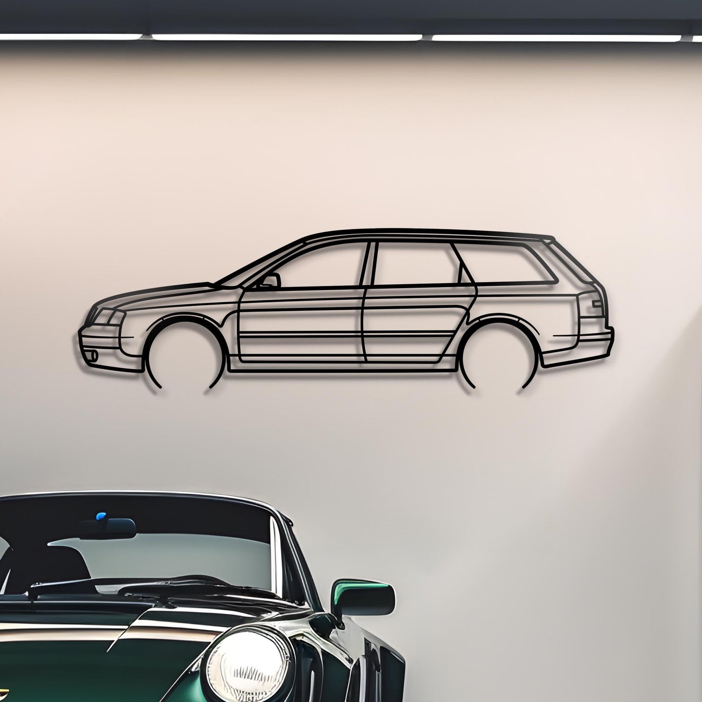 1999 A6 Avant Metal Silhouette