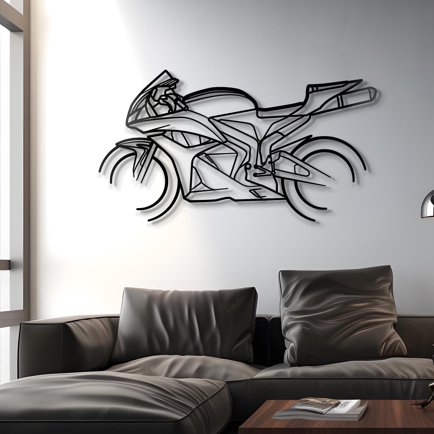 2009 CBR600RR Metal Silhouette