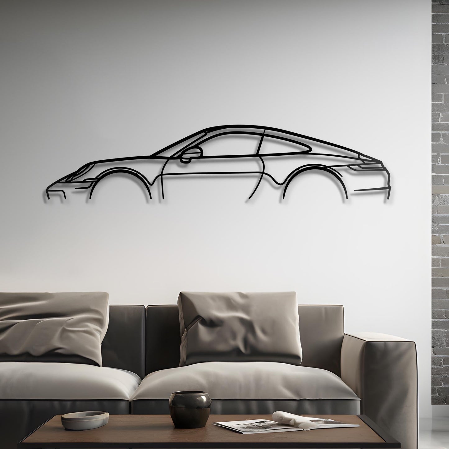2023 911 Carrera S Cut Metal Silhouette