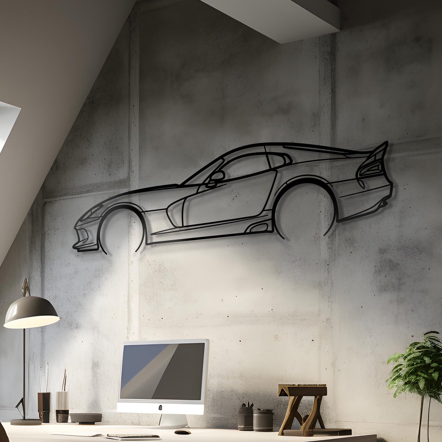 2017 Viper SRT Metal Silhouette