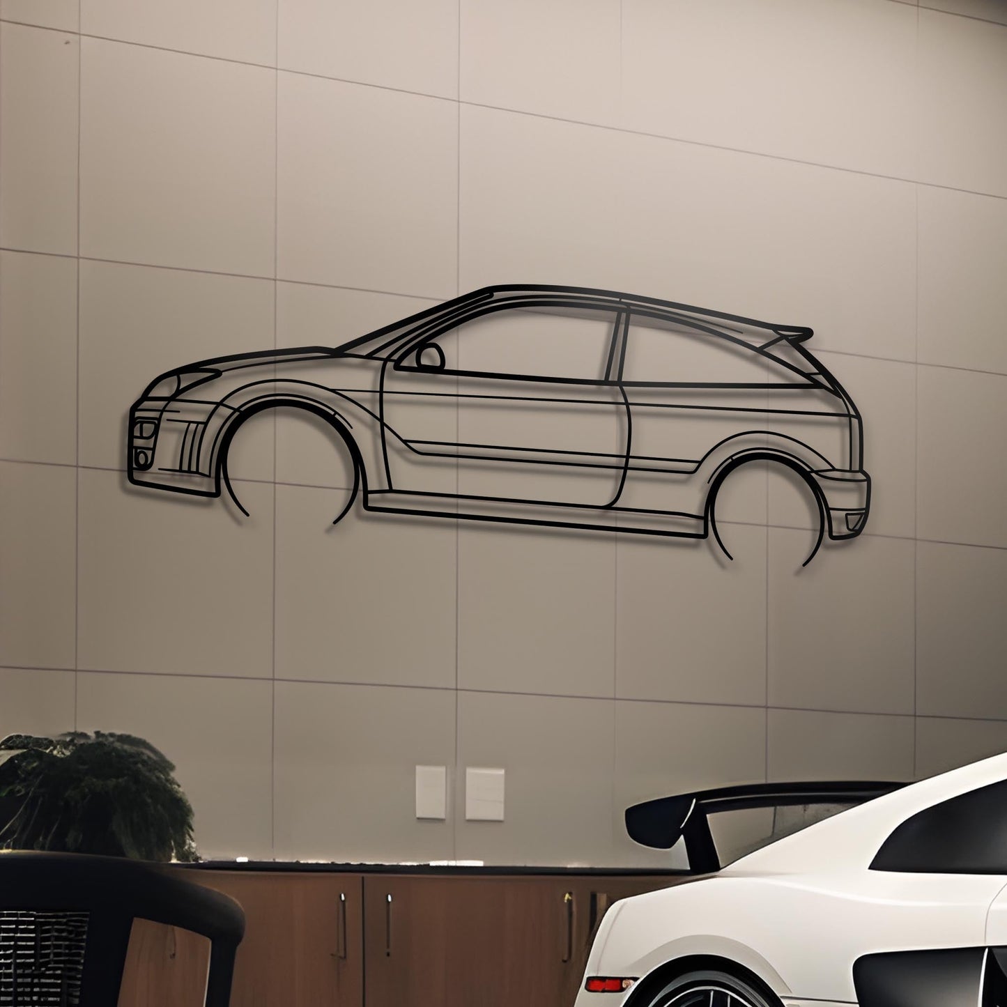 2003 Focus RS MK1 Metal Silhouette