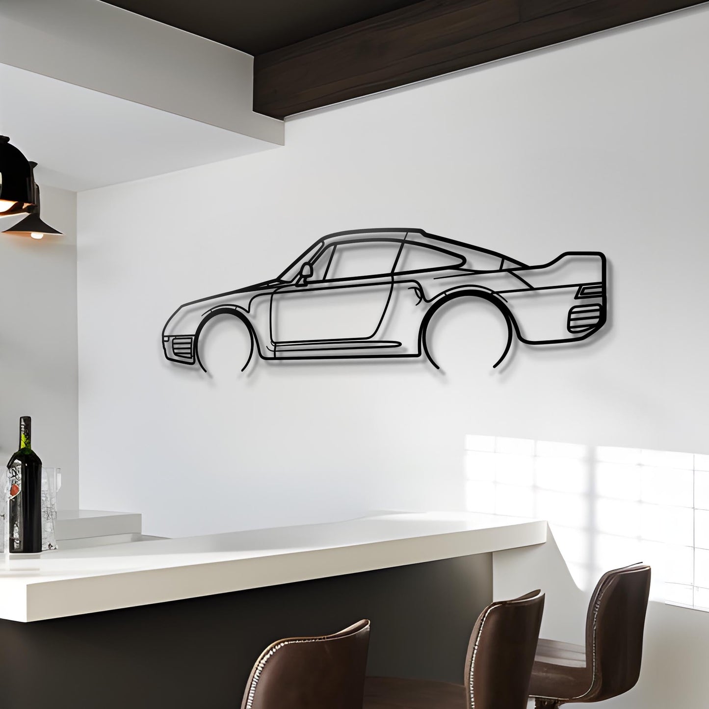 1993 911 959 Metal Silhouette