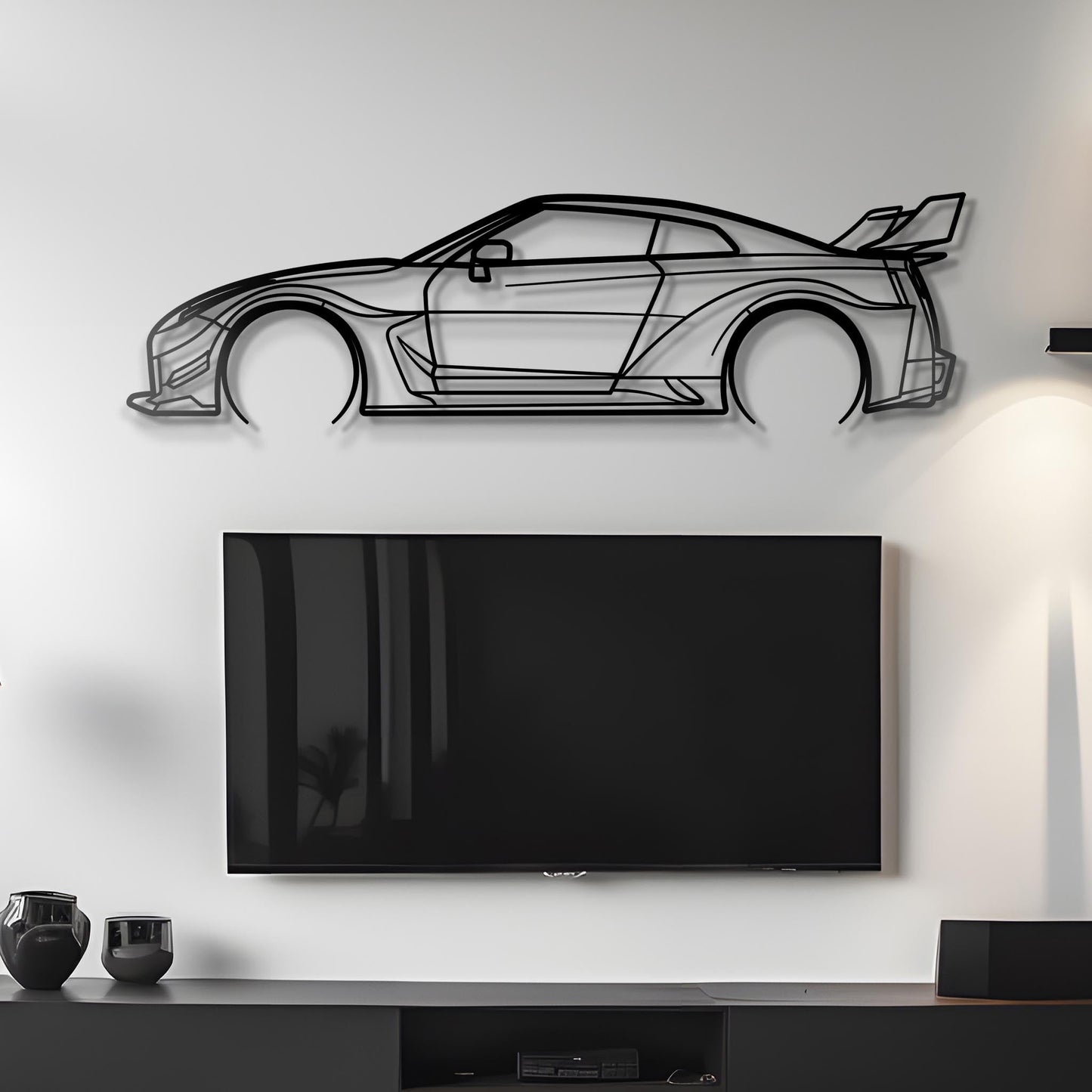2020 GT-R R35 Liberty Walk Metal Silhouette