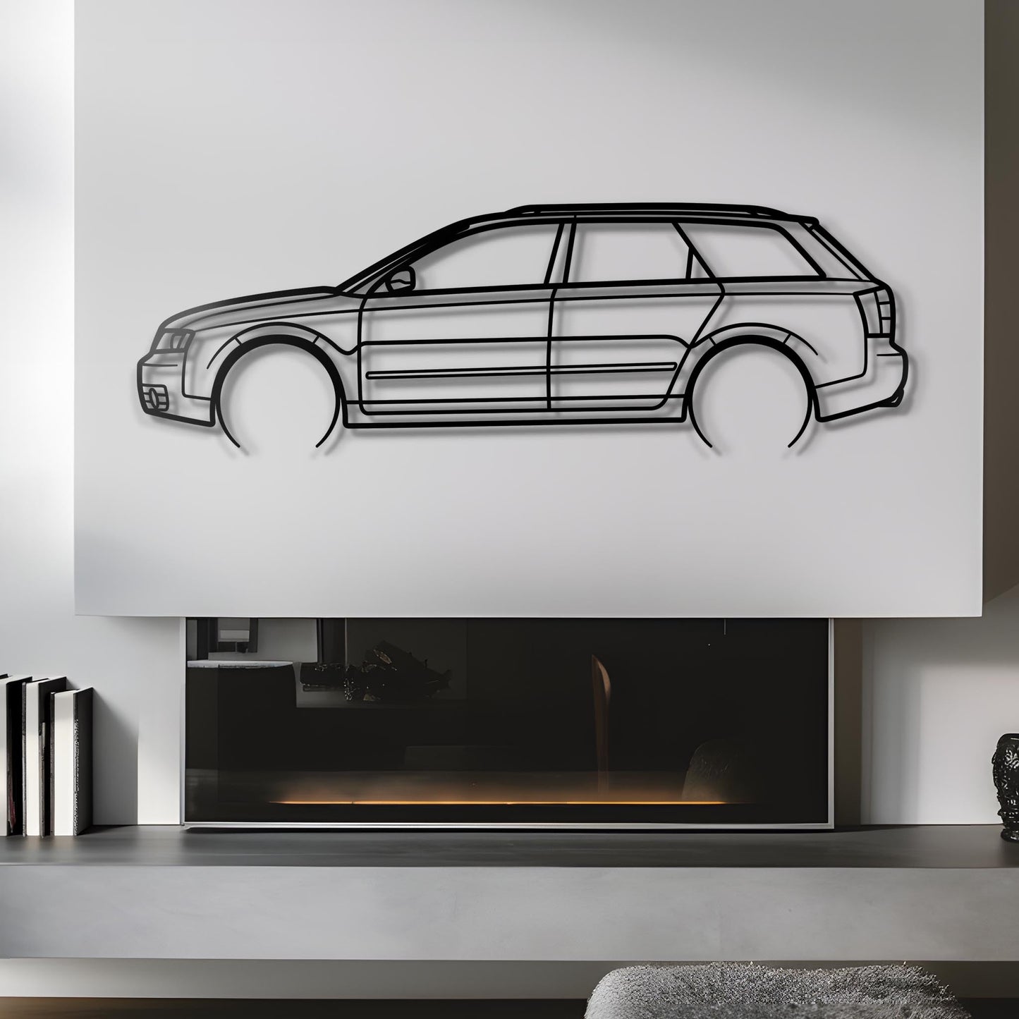 2005 S4 Avant Metal Silhouette