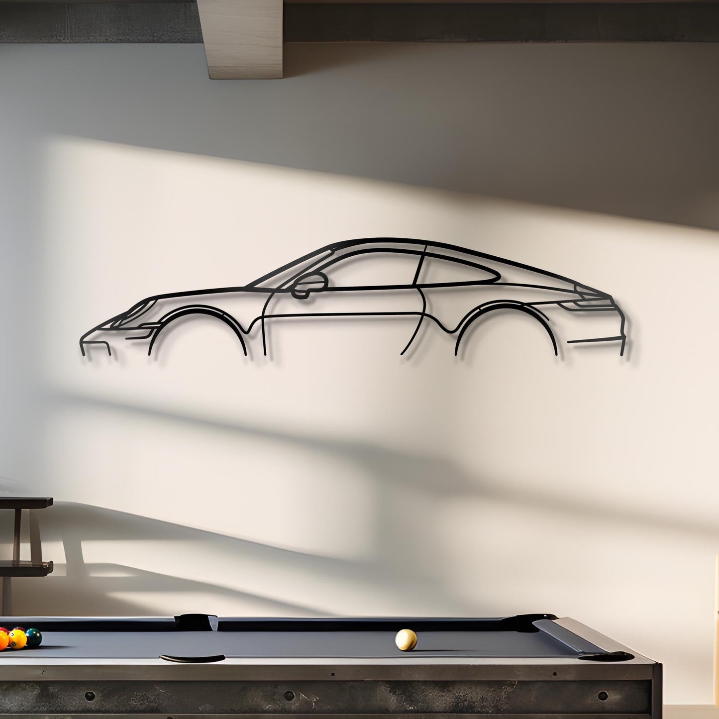 2023 911 Carrera S Cut Metal Silhouette
