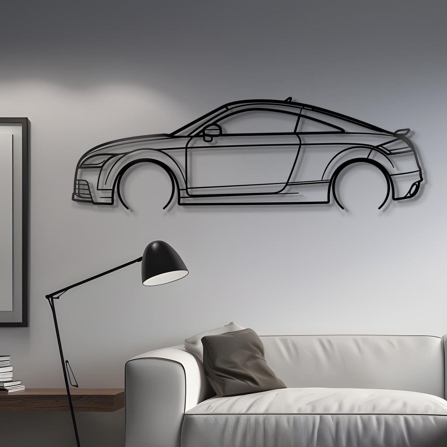 2013 TTRS Quattro Metal Silhouette