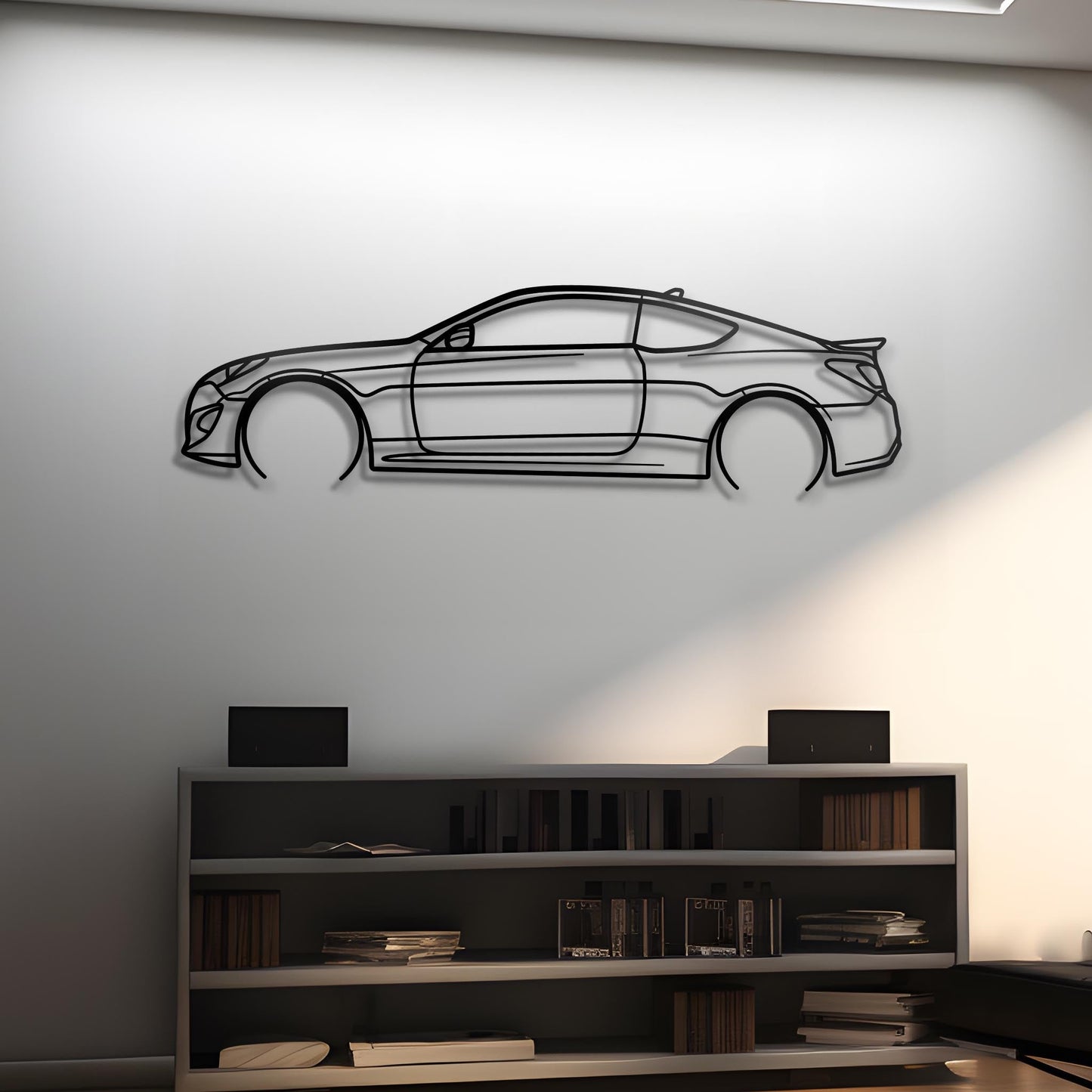 2015 Genesis Coupe Metal Silhouette