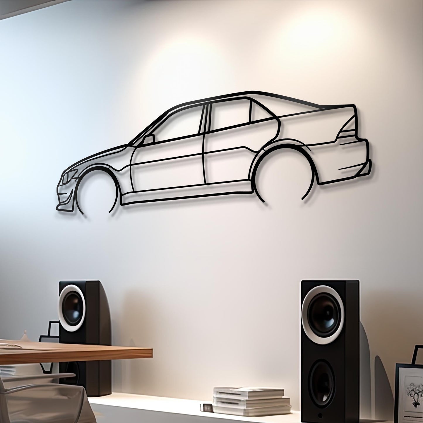 2003 IS300 Metal Silhouette