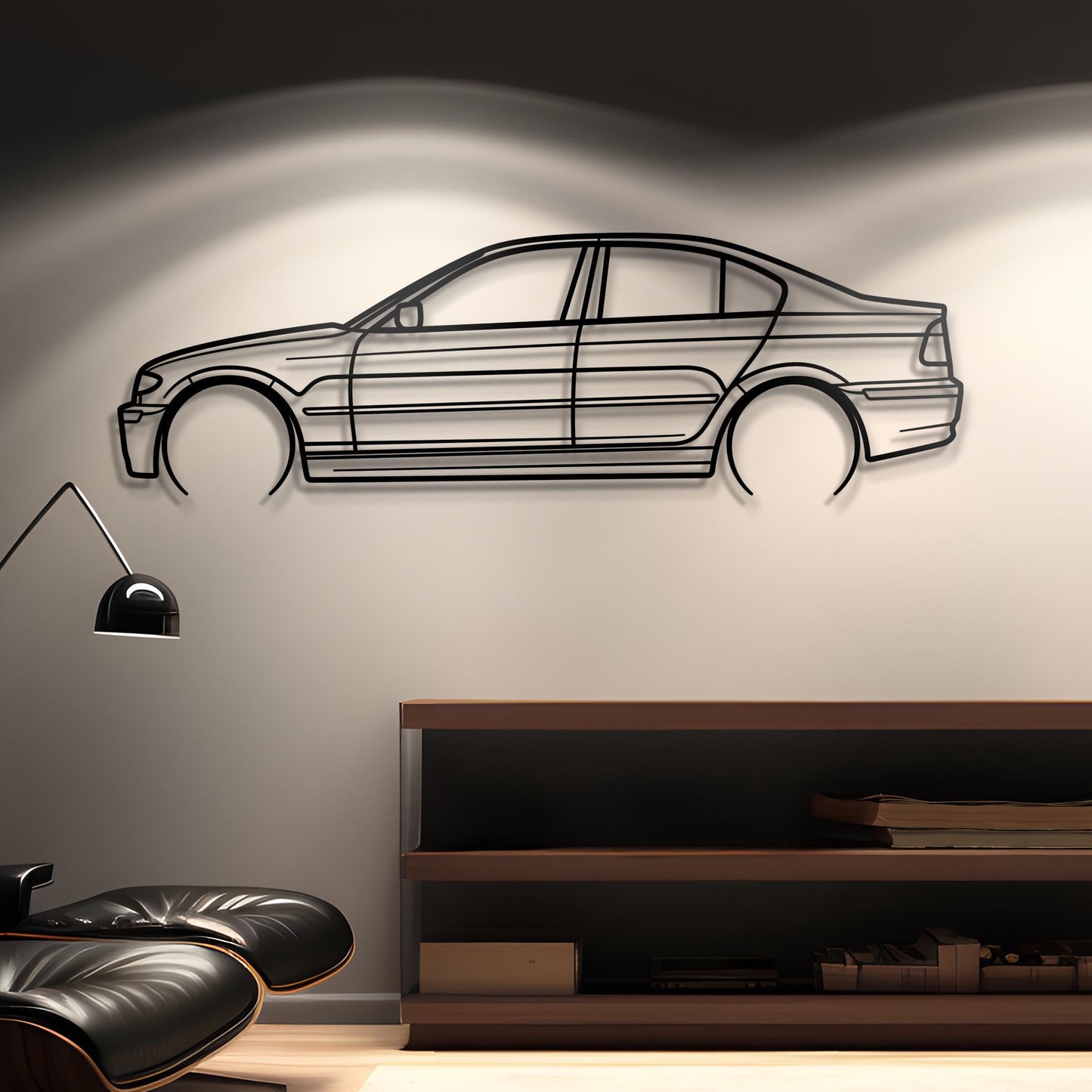 2002 325xi Metal Silhouette
