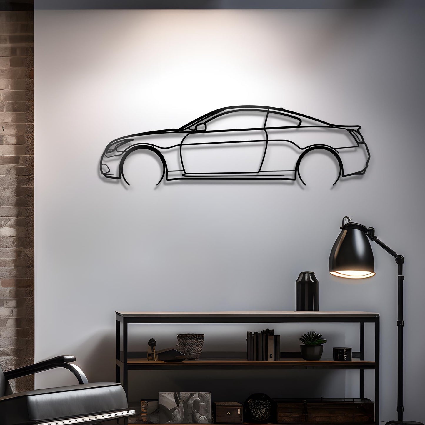 2008 G37 Sport Coupe Metal Silhouette
