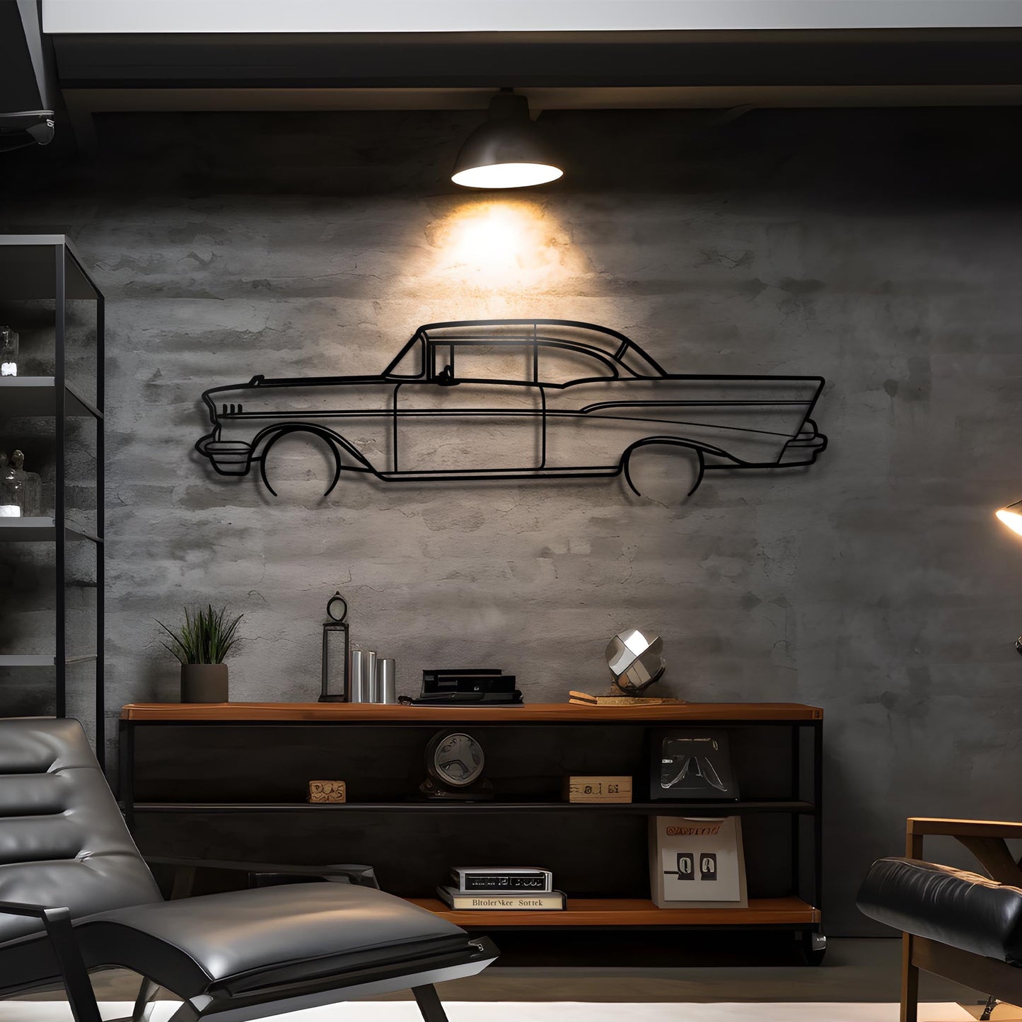 1957 Bel Air Metal Silhouette