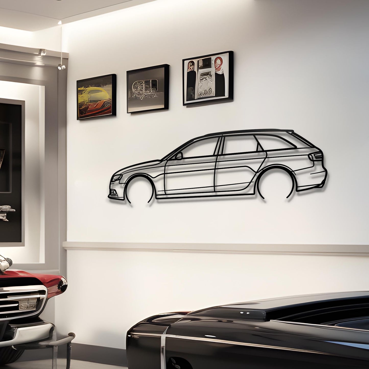 2011 A4 Avant Metal Silhouette