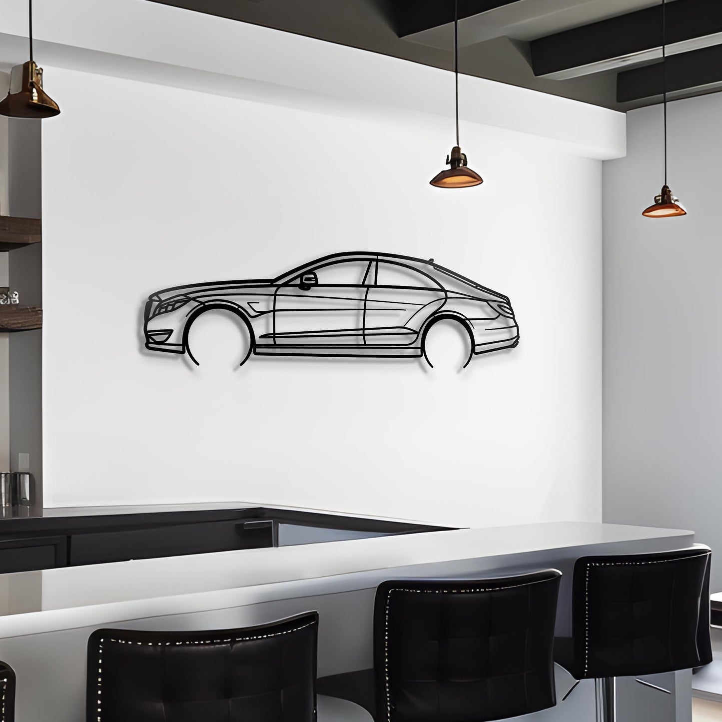2017 CLS63 AMG Metal Silhouette