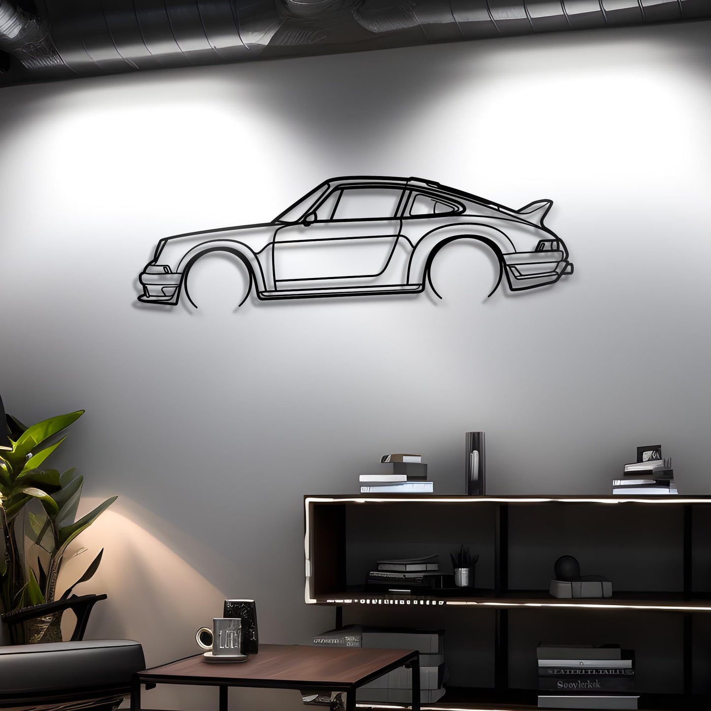 1994 911 (964) S Singer Metal Silhouette