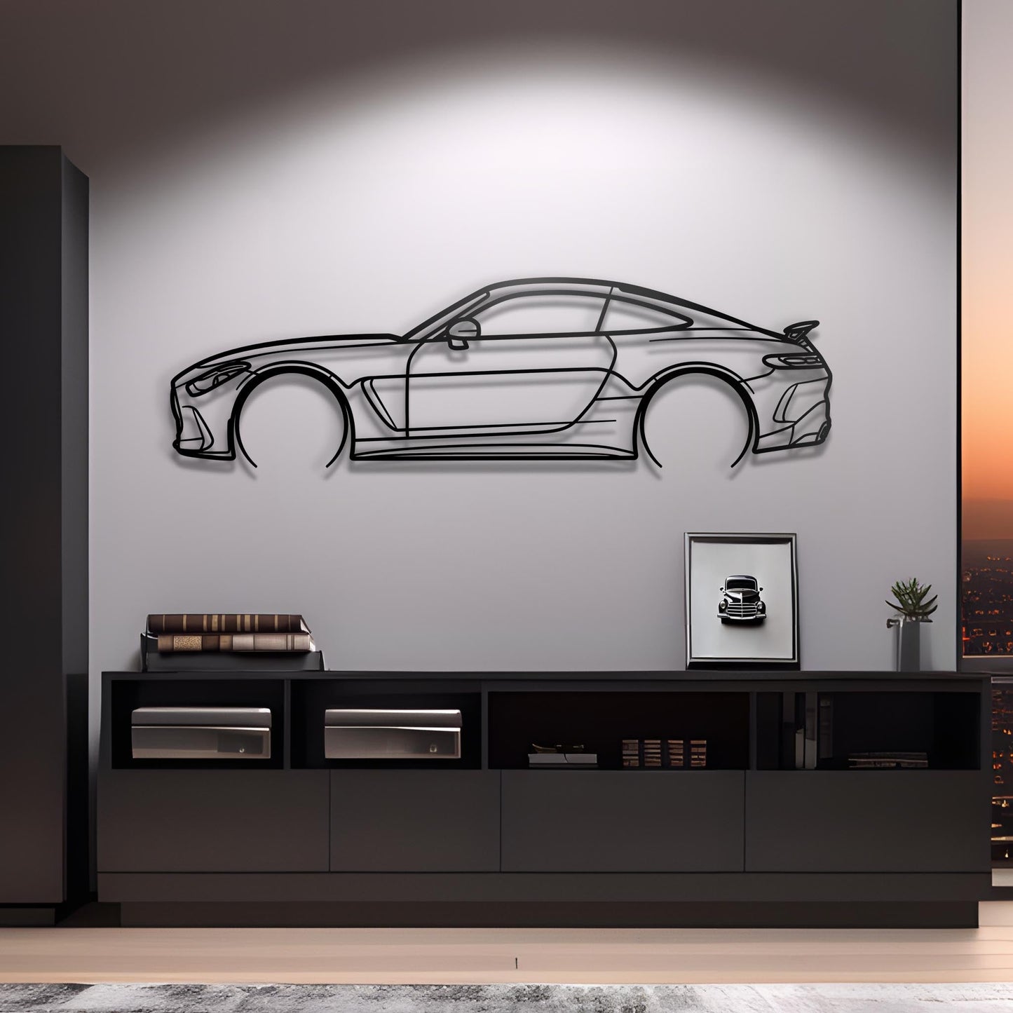 2024 AMG GT Metal Silhouette