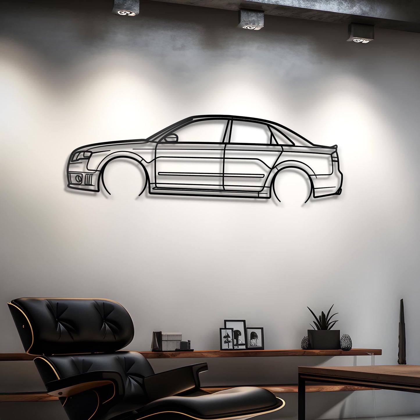 2007 RS4 Metal Silhouette