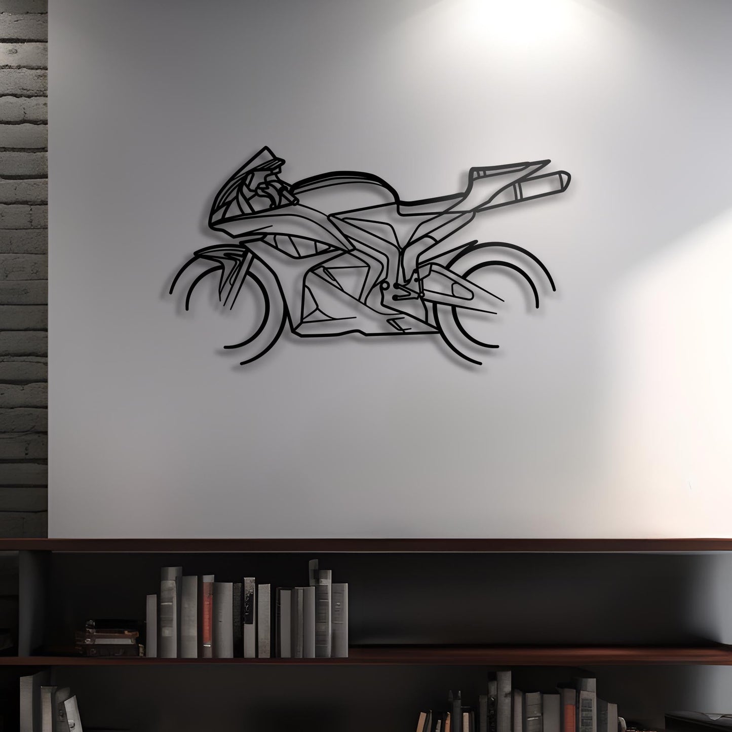 2009 CBR600RR Metal Silhouette