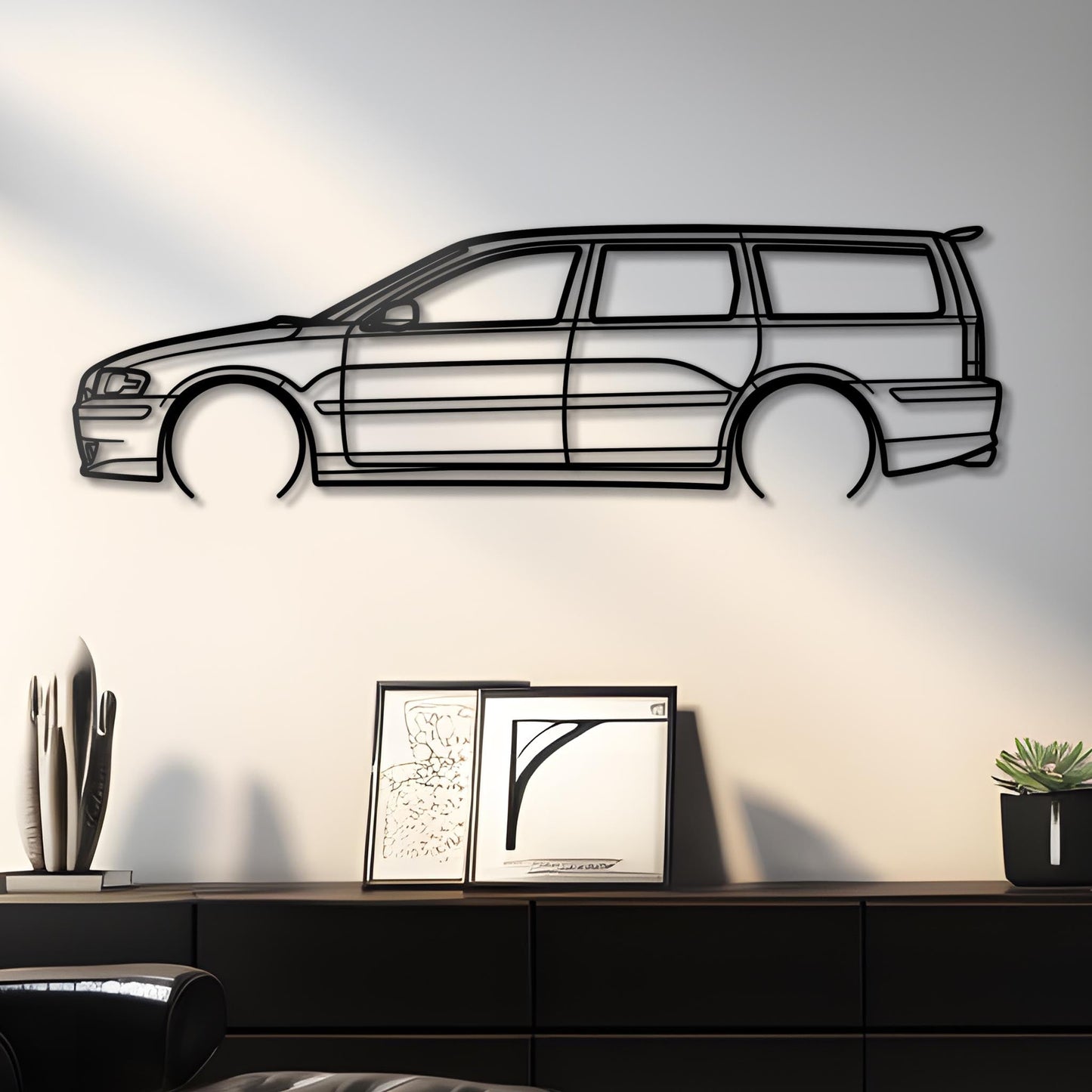 2005 V70 R Metal Silhouette