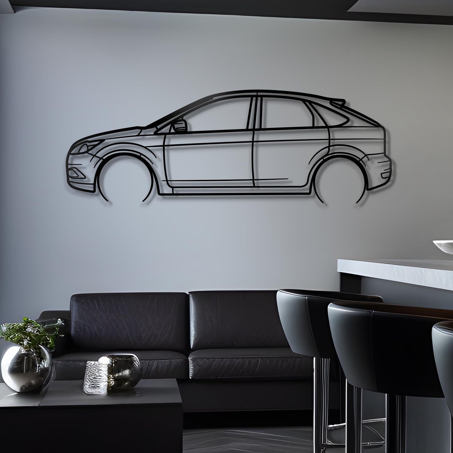 2008 Focus Metal Silhouette