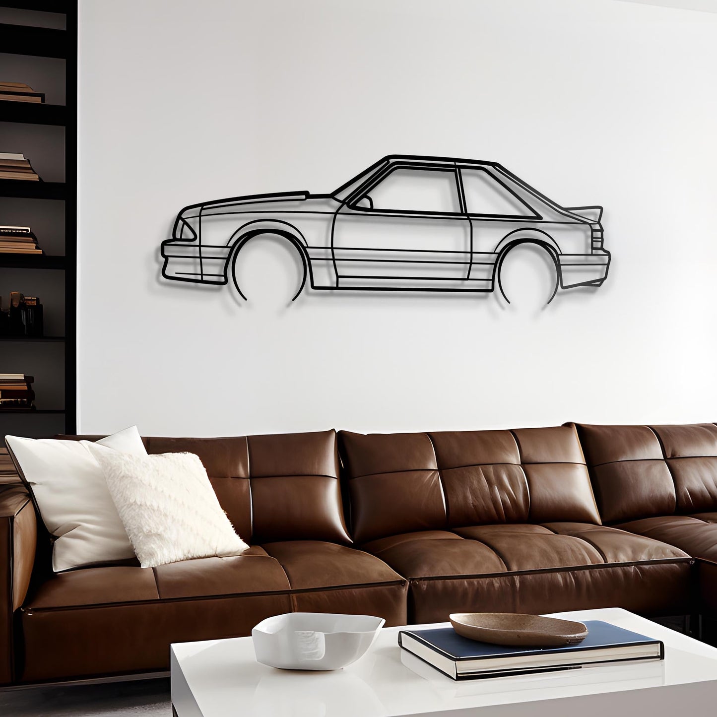1989 Mustang GT Metal Silhouette