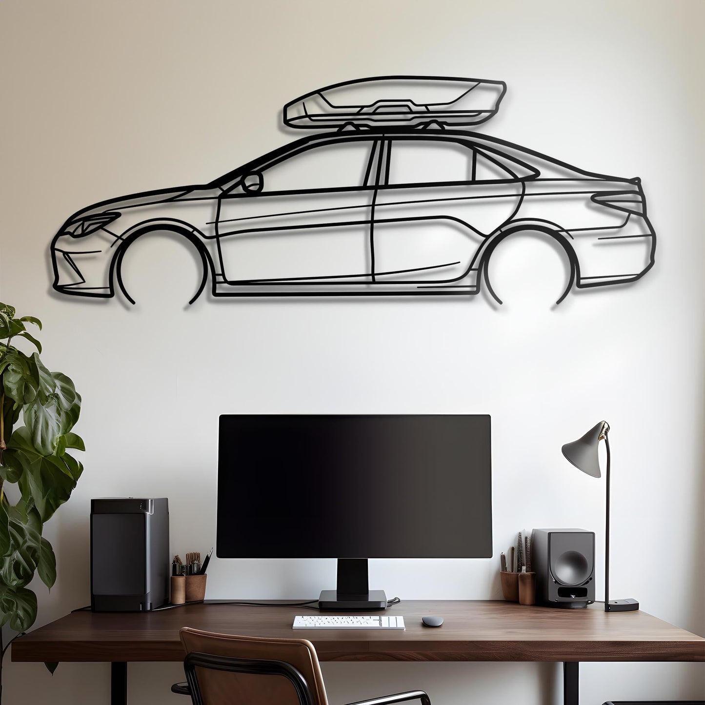2015 Camry Metal Silhouette
