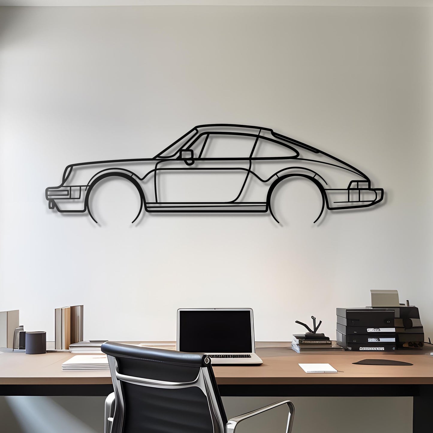 1983 911 SC Metal Silhouette