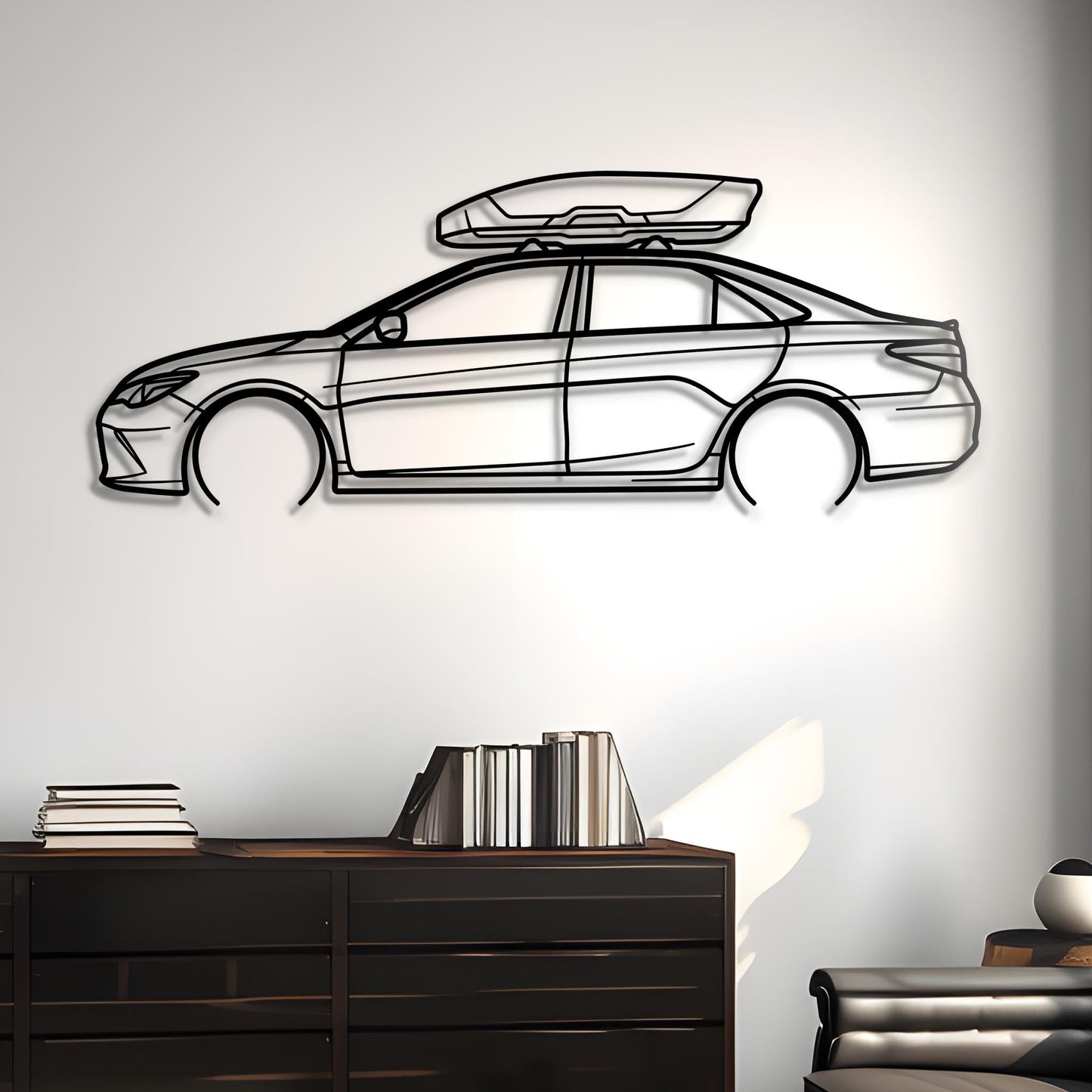 2015 Camry Metal Silhouette