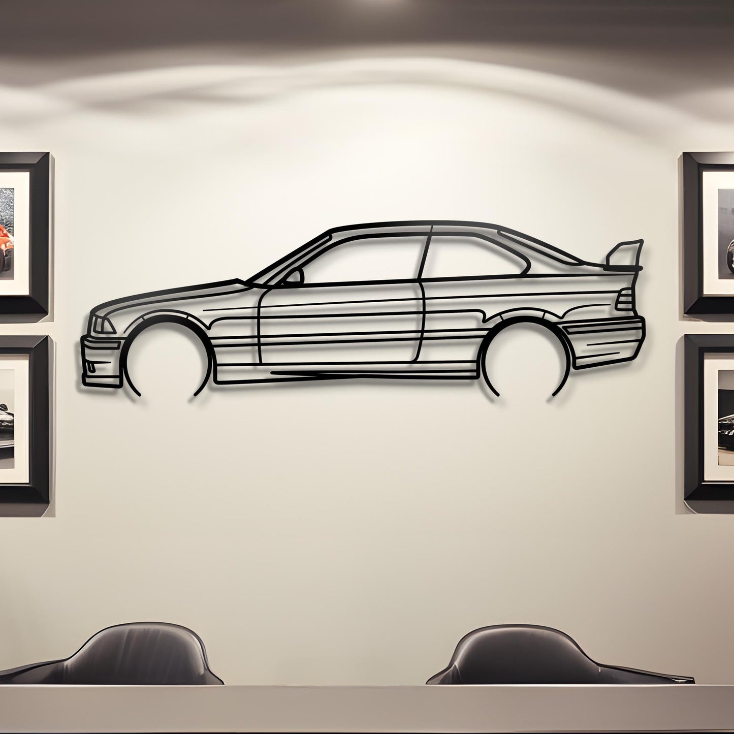1996 E36 M3 GTS Metal Silhouette