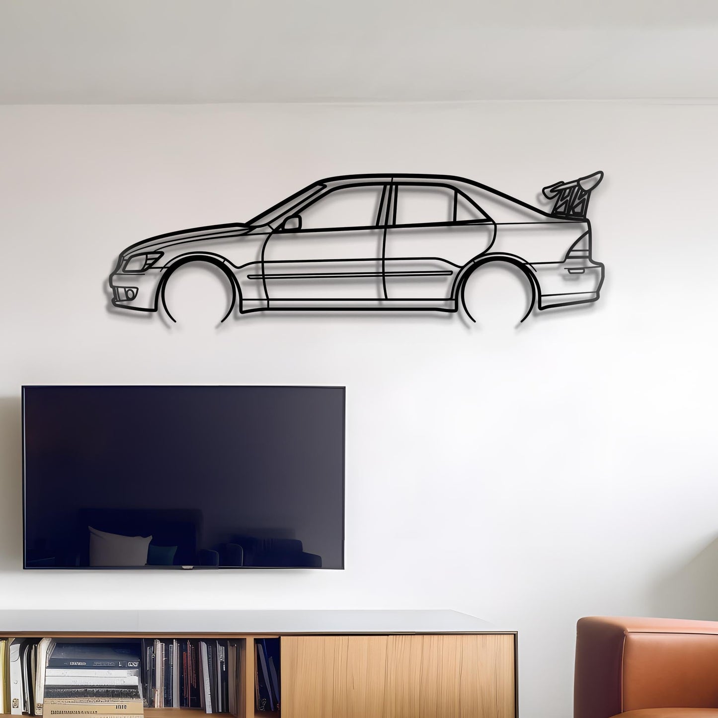 2005 IS300 Metal Silhouette