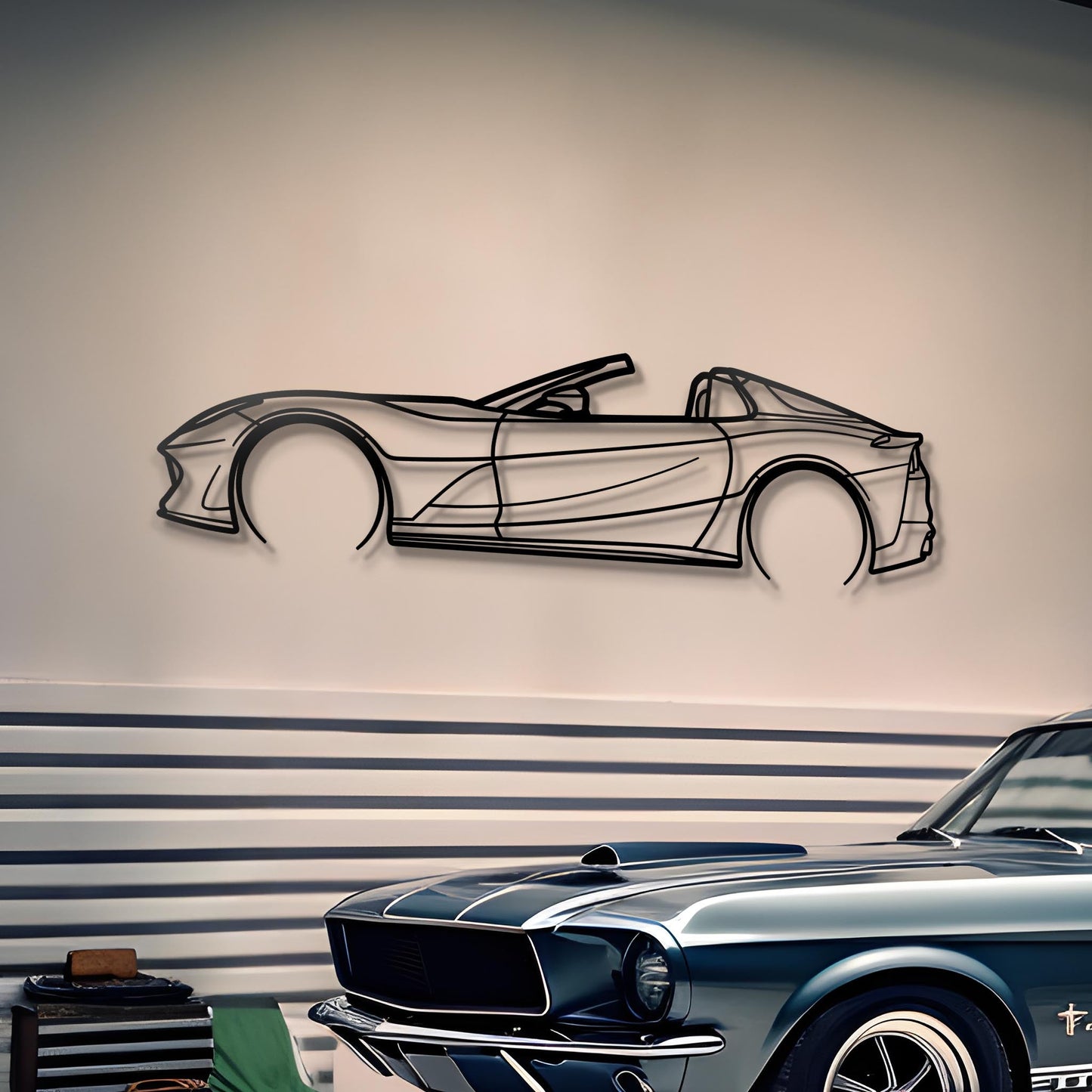 2022 812 GTS Metal Silhouette