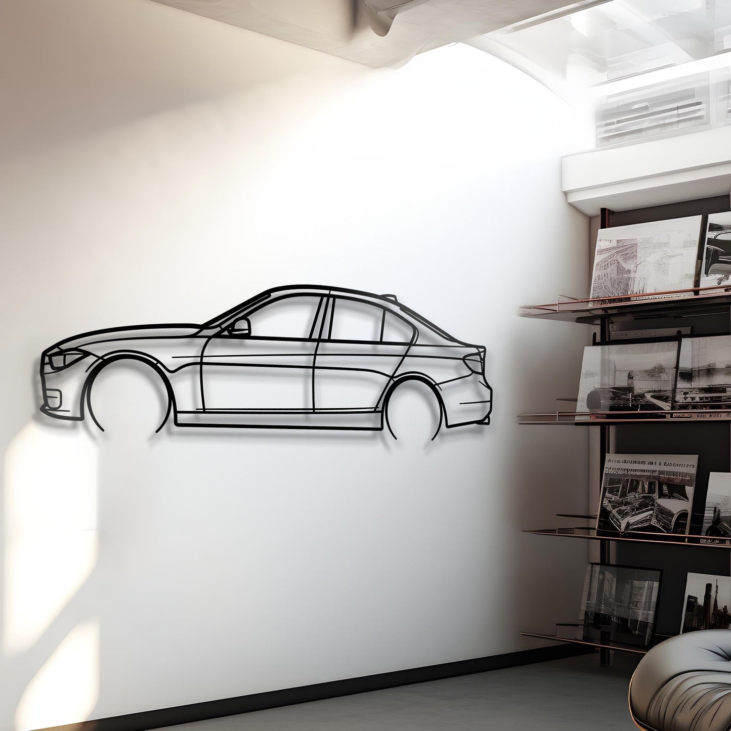 2014 328i M Sport Metal Silhouette