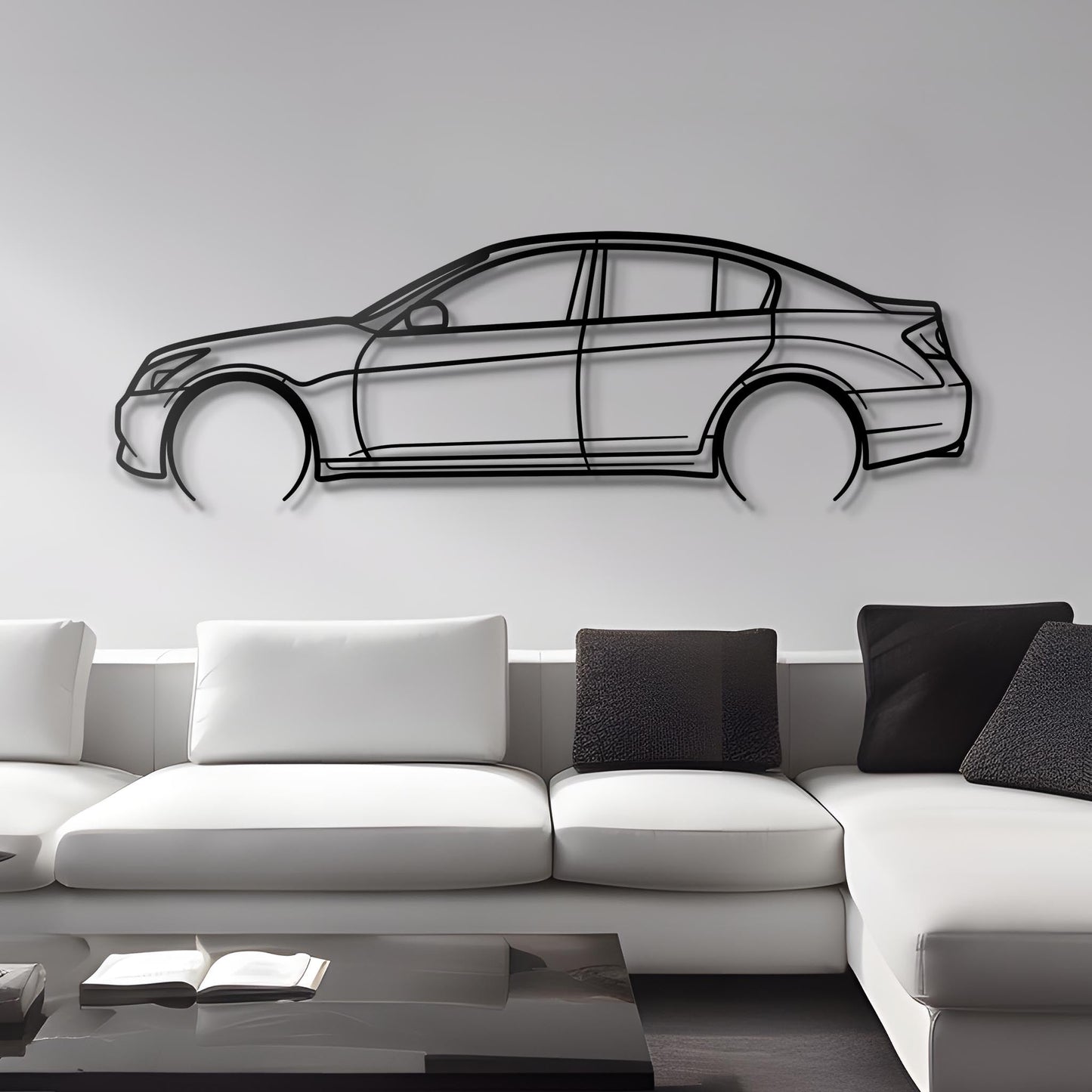 2009 G37 Metal Silhouette
