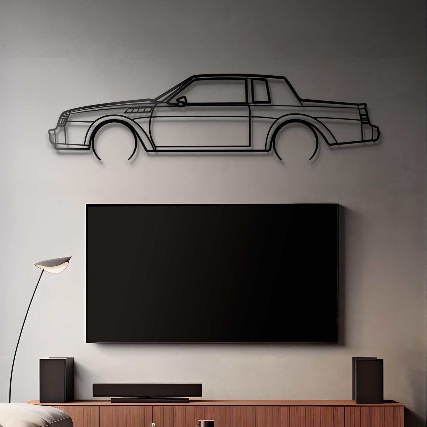 1987 Grand National Metal Silhouette