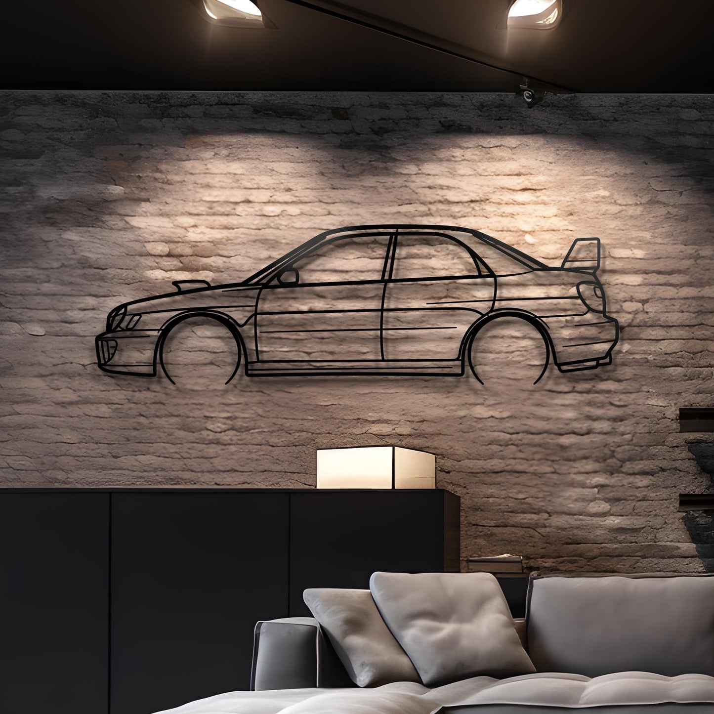 2002 WRX Metal Silhouette