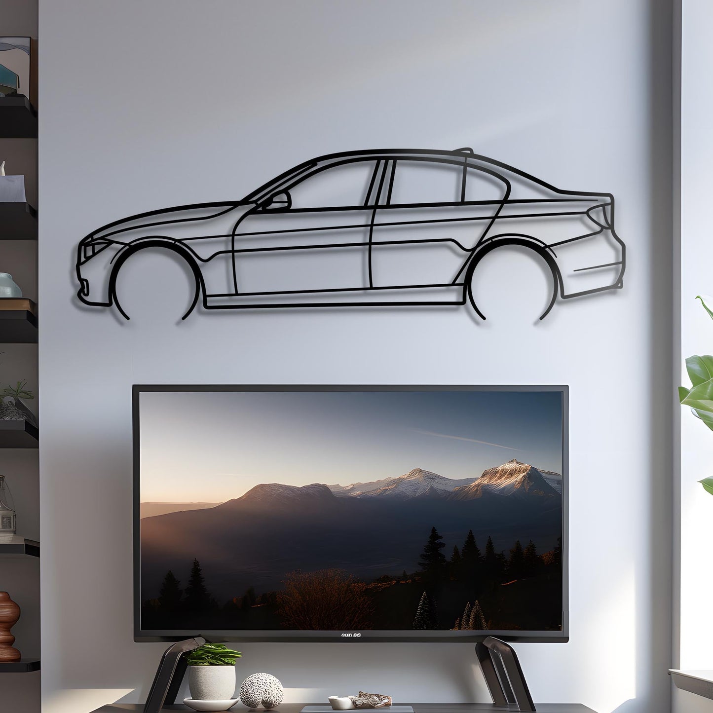 2015 328i Metal Silhouette