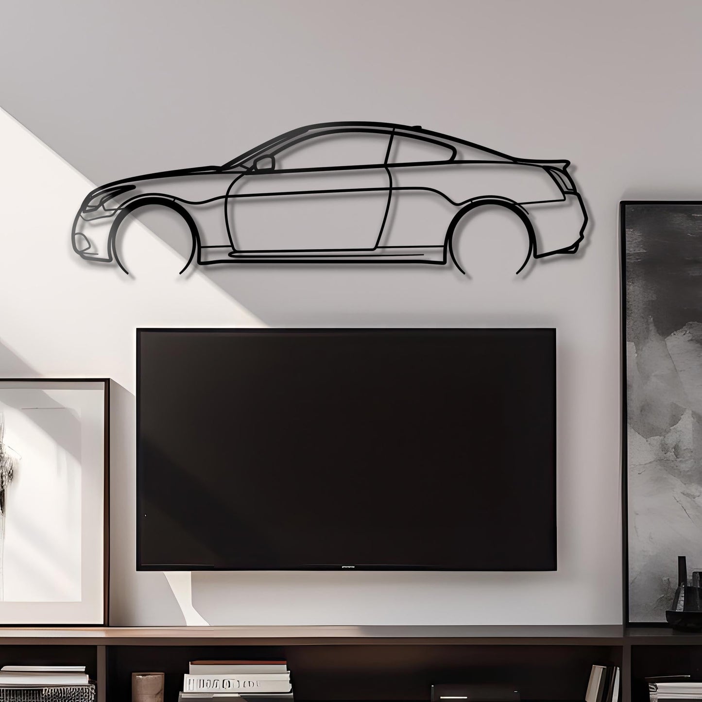 2008 G37 Sport Coupe Metal Silhouette