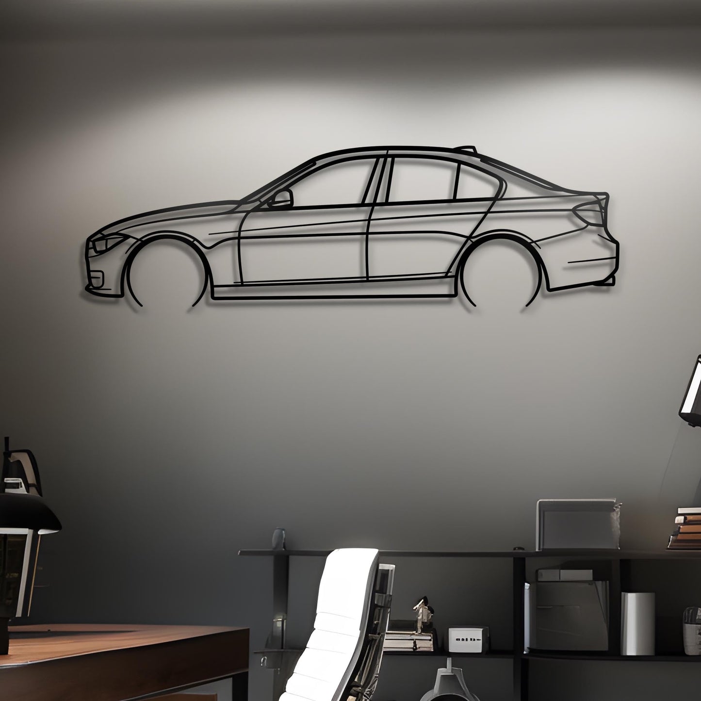 2014 328i M Sport Metal Silhouette