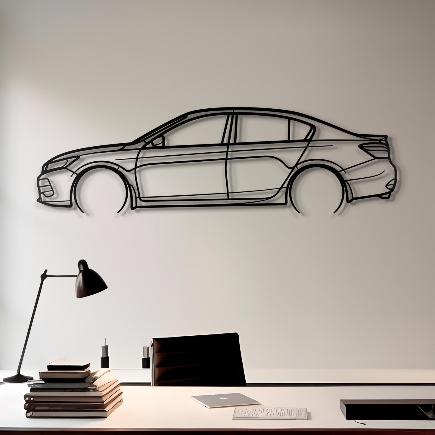 2017 Accord Metal Silhouette