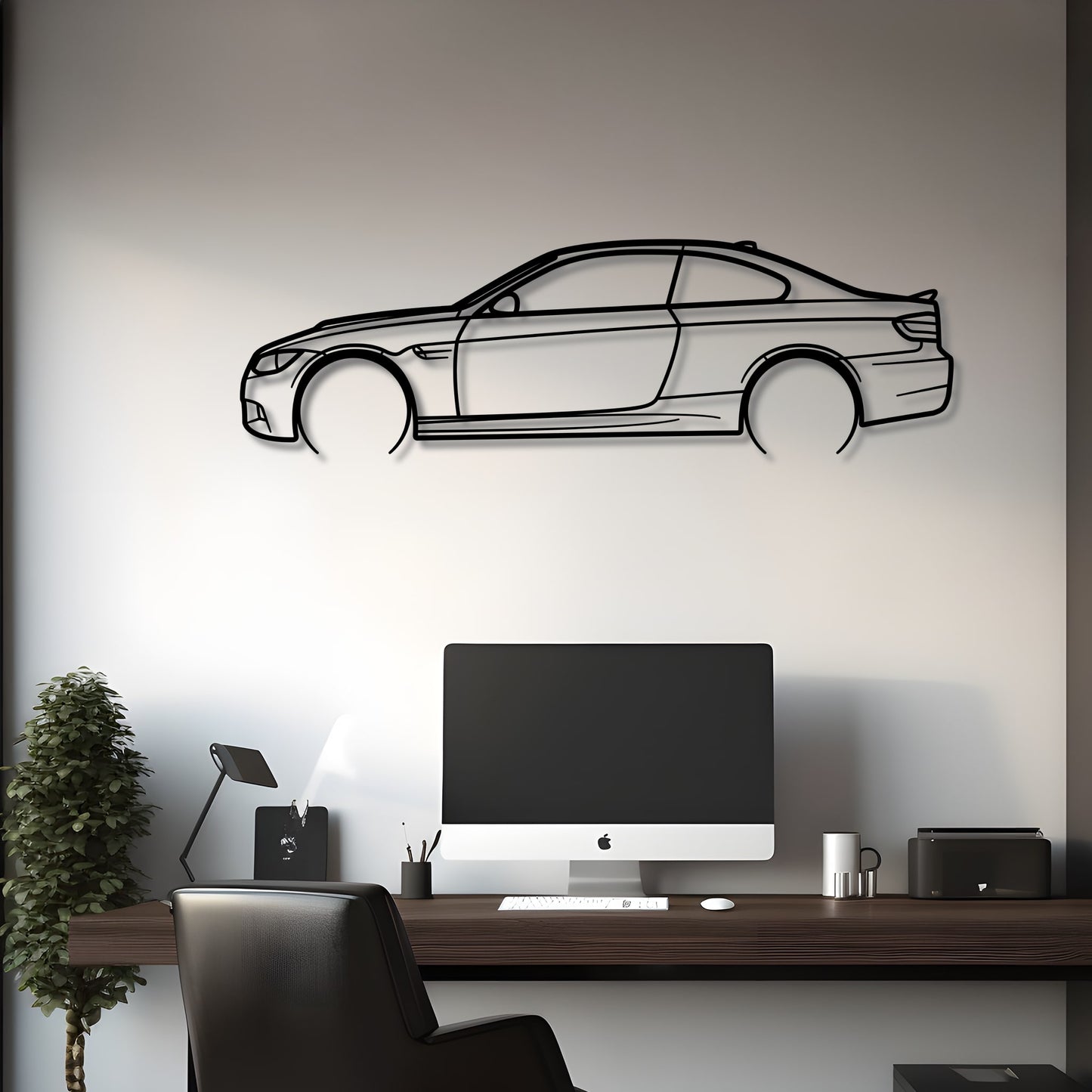 2013 M3 E92 Metal Silhouette