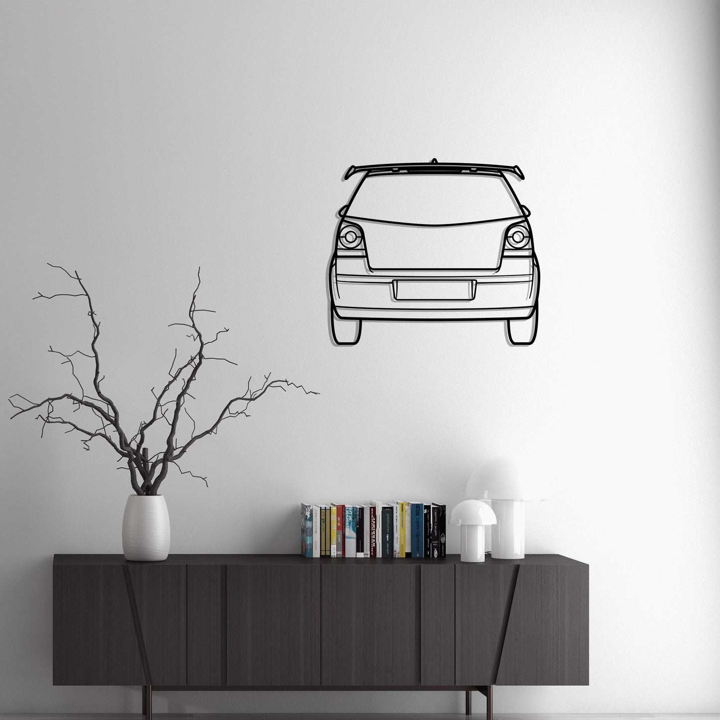2007 Polo Back Metal Silhouette