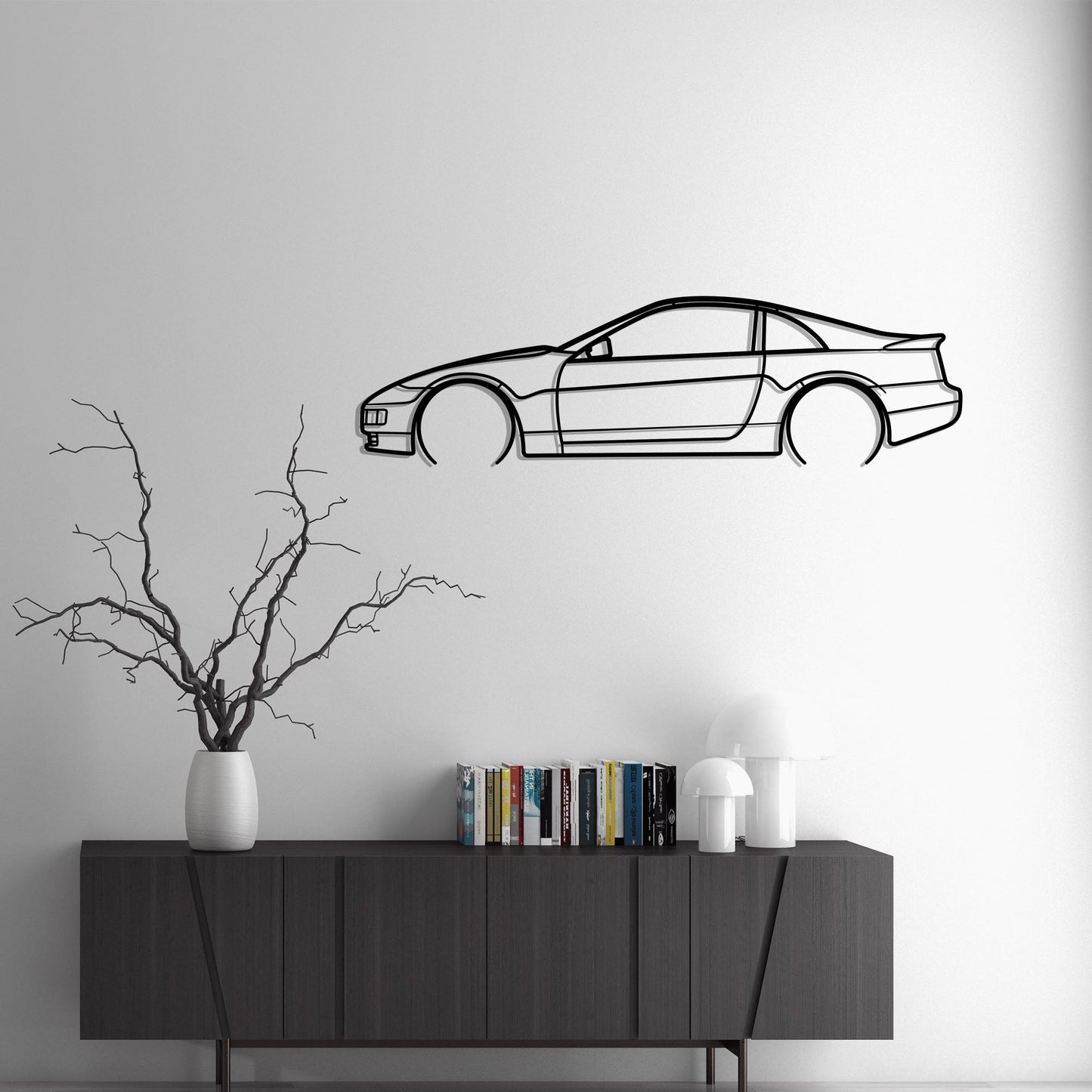 1990 300ZX Z32 Metal Silhouette