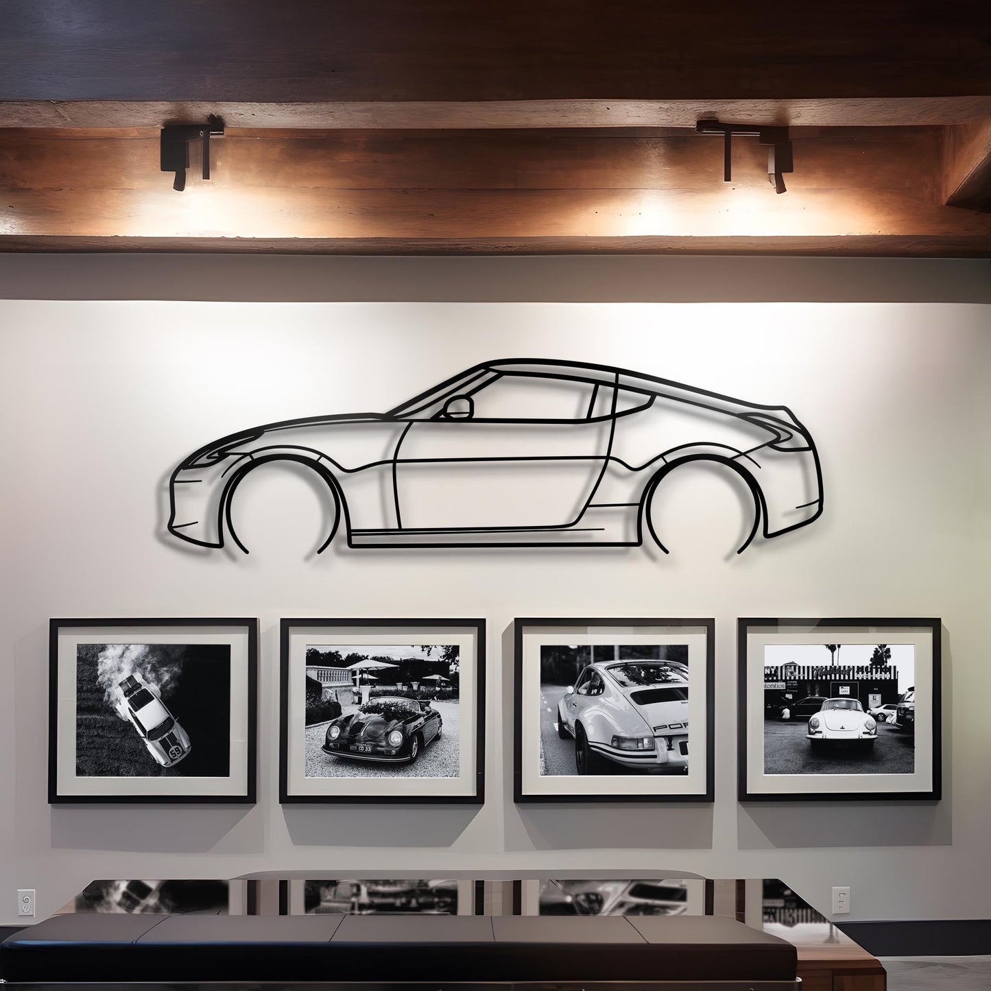 2009 370Z Metal Silhouette