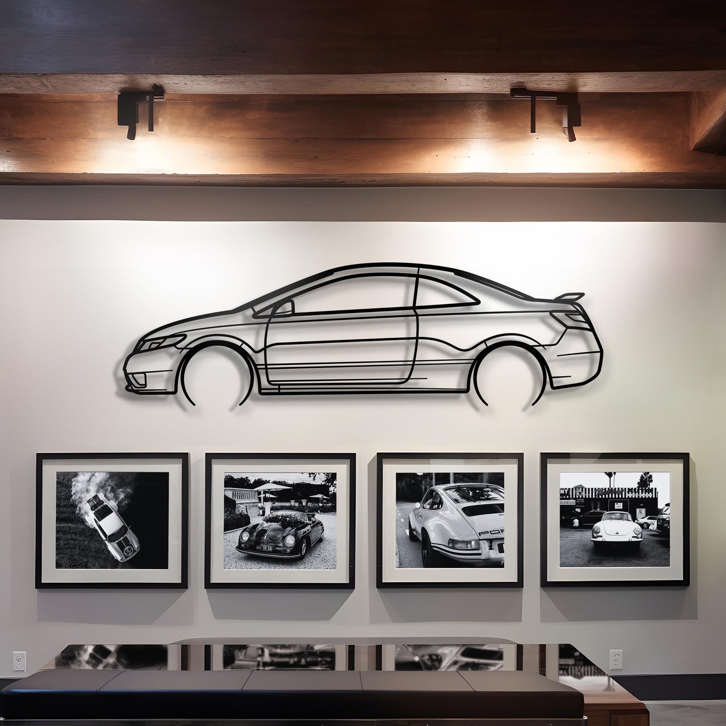 2011 Civic Si Coupe Metal Silhouette