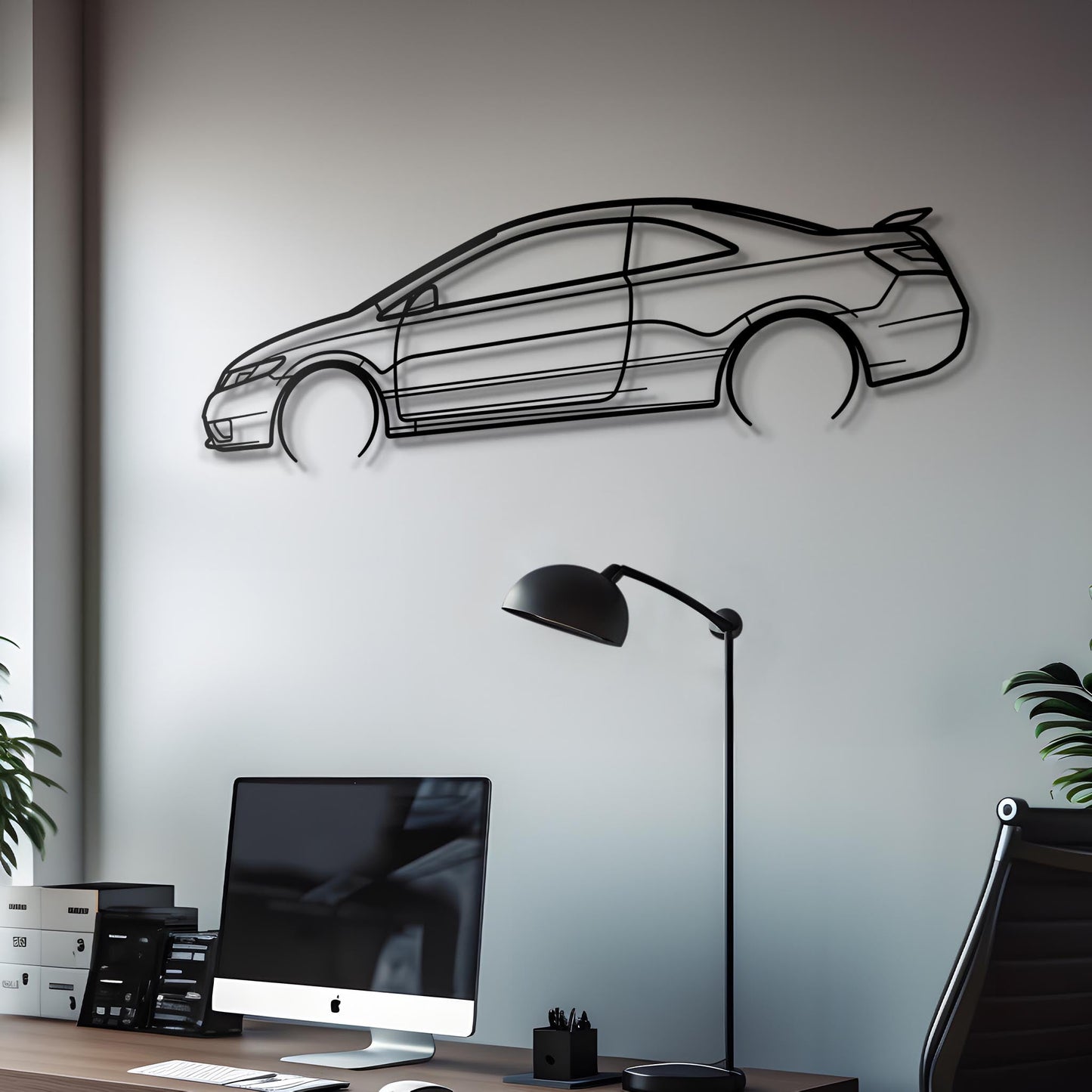 2011 Civic Si Coupe Metal Silhouette